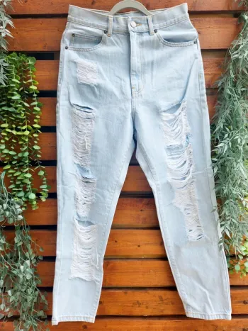 Jean boyfriend destroy femme  36 dr denim