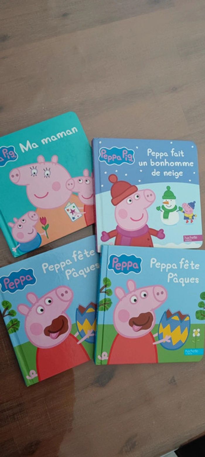 Lot de 4 livres Peppa Pig