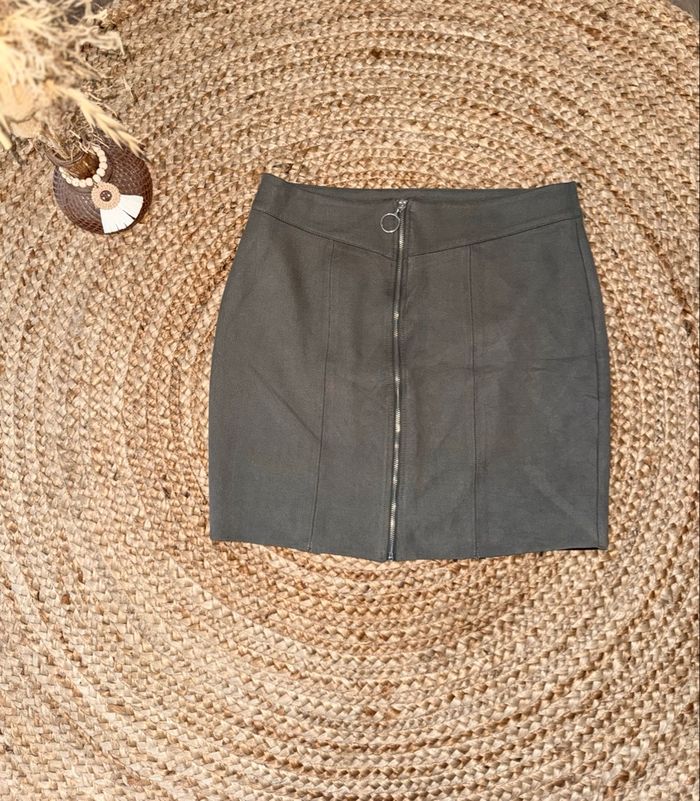 Jupe en daim taille L