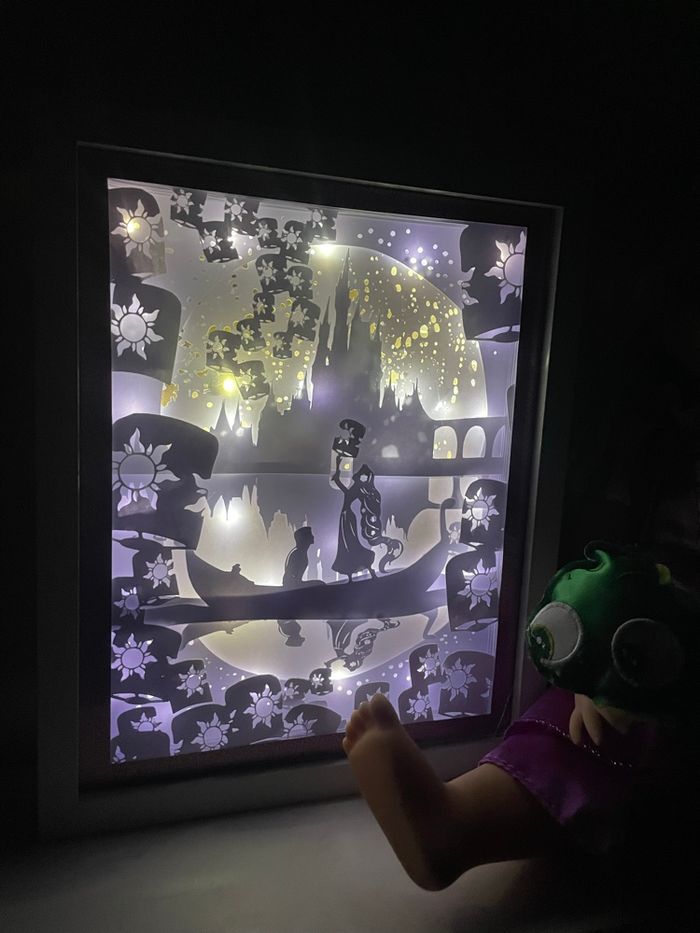 Lightbox veilleuse Raiponce - photo numéro 4