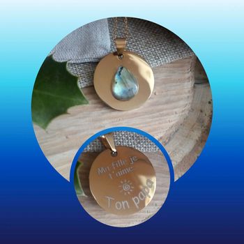 Collier à offrir à sa fille de la part de son père