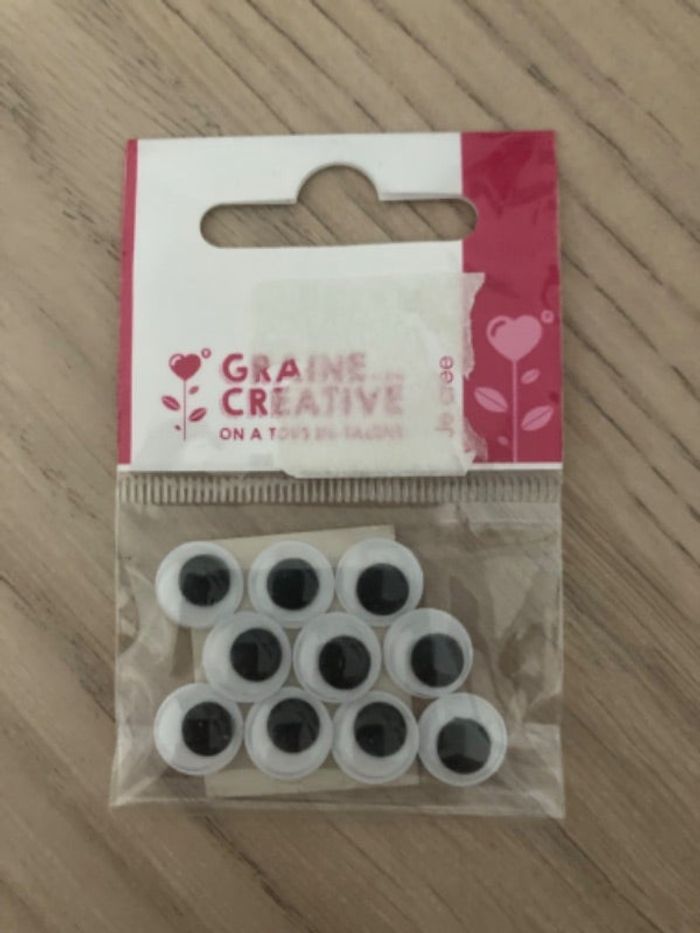 Loisir créatif yeux 10 mm