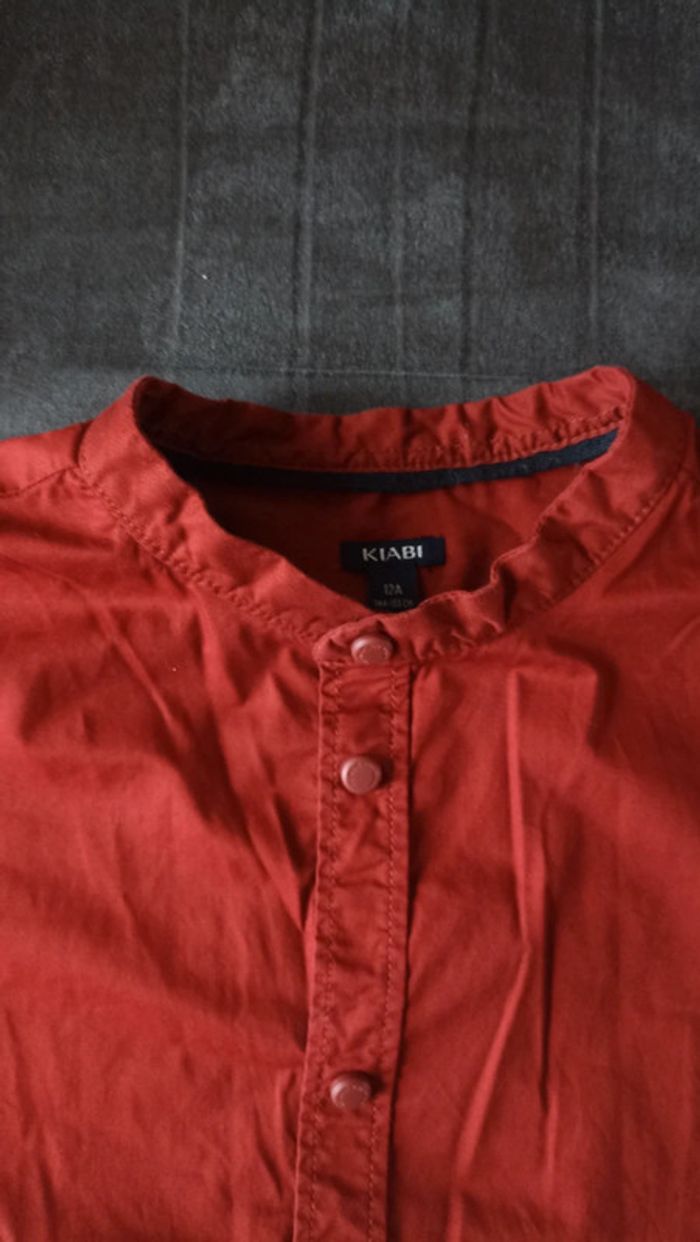 Chemise bordeau - photo numéro 2