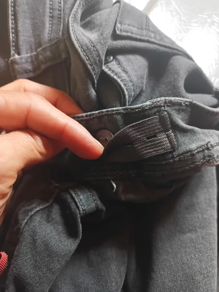 Jeans fille gris slim Gémo - photo numéro 5