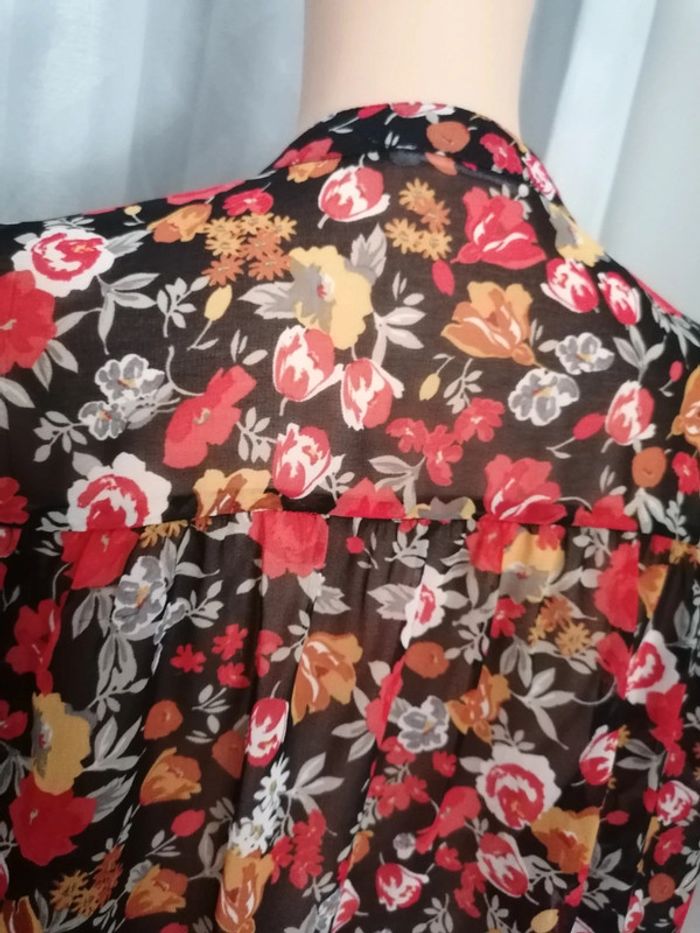 Chemisier fleuri d'automne MNG S - photo numéro 6