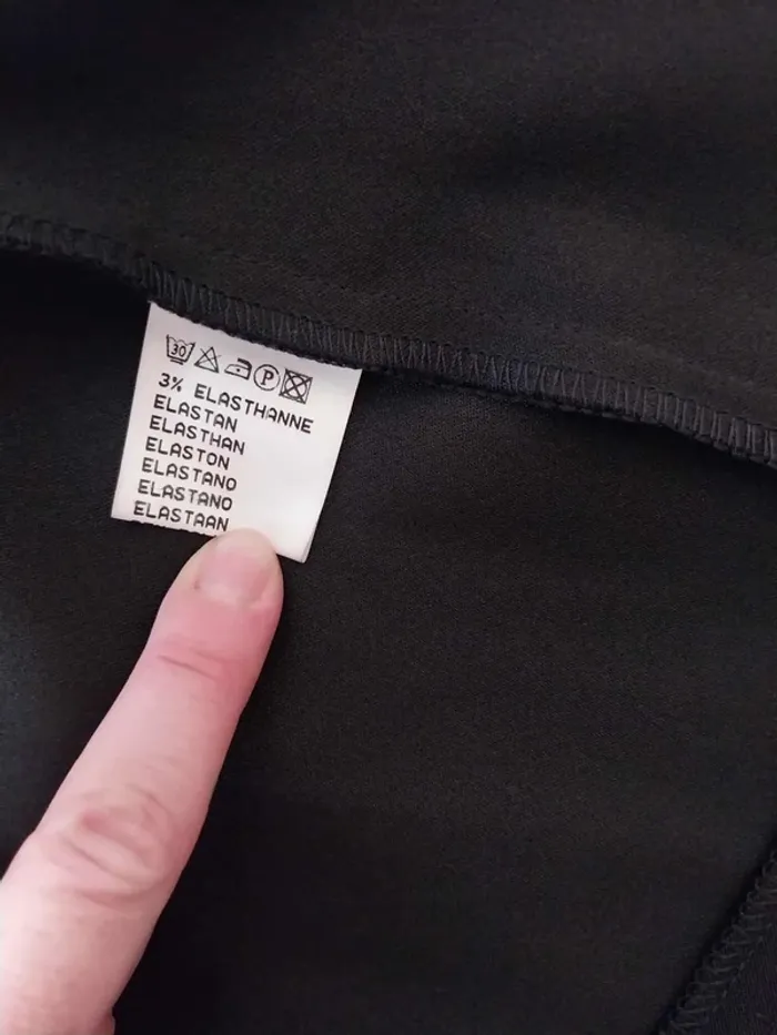 Veste noire mi longue T38 - photo numéro 7