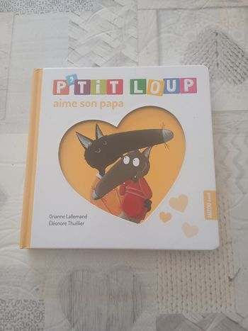 Livre P'tit loup aime son papa