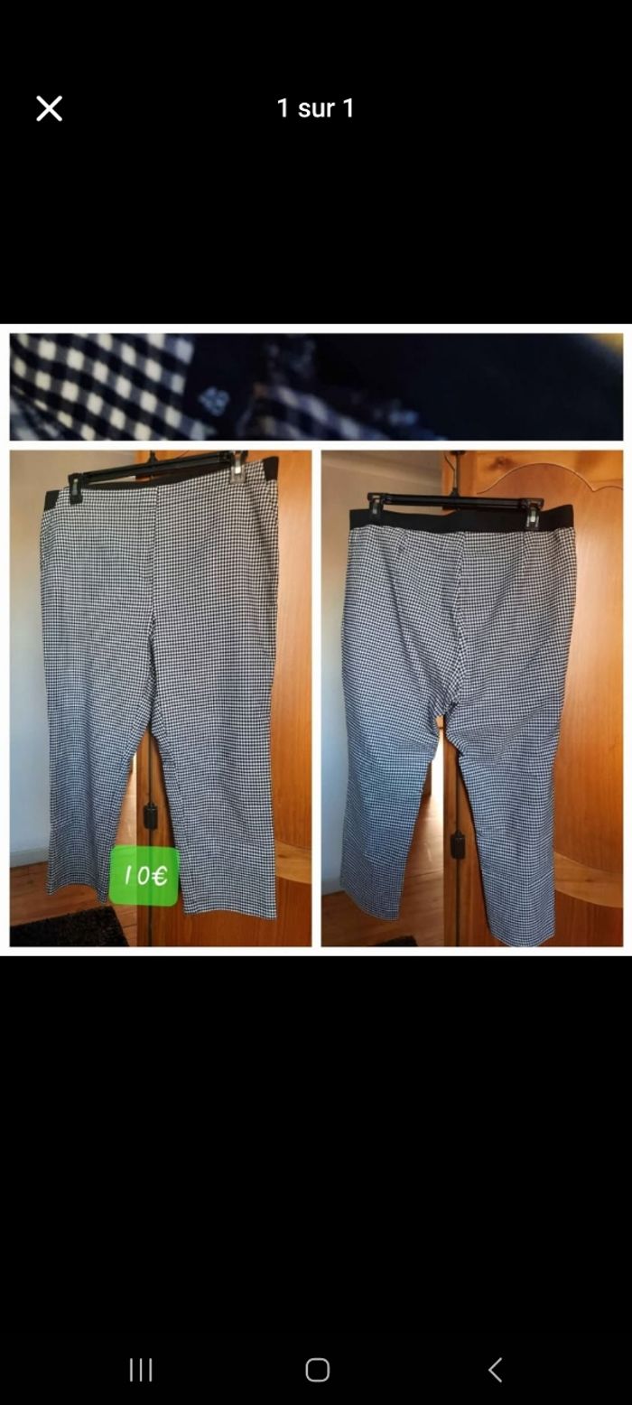 Pantalon 3/4 taille 48