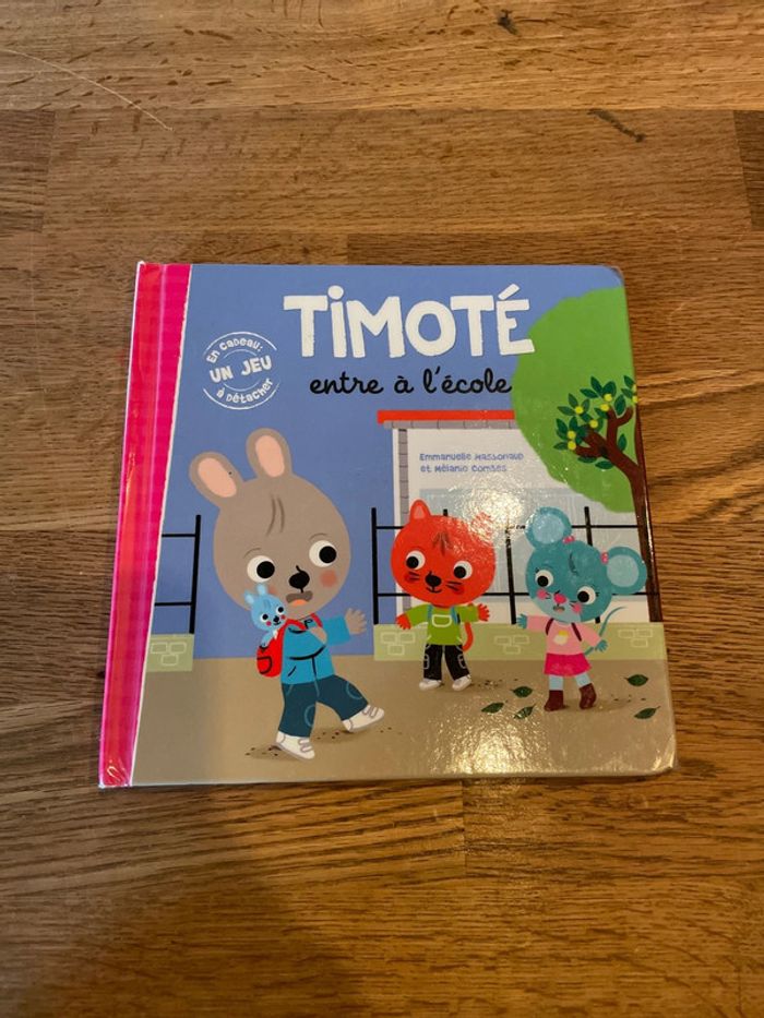 Livre Timoté entre a l’école