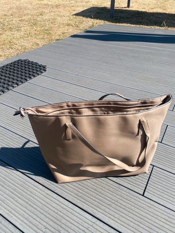 sac à main beige femme