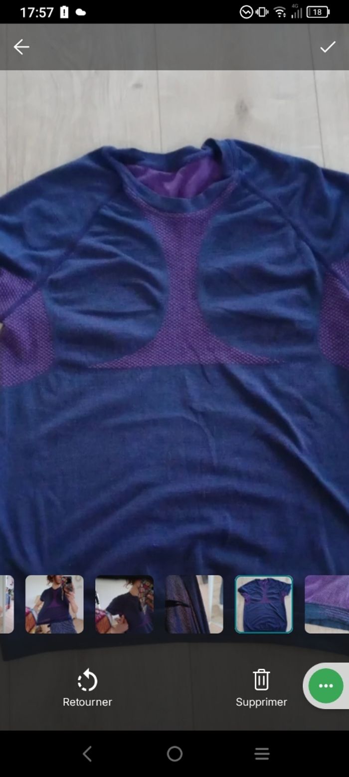 T-shirt technique 38 sport c76 - photo numéro 6