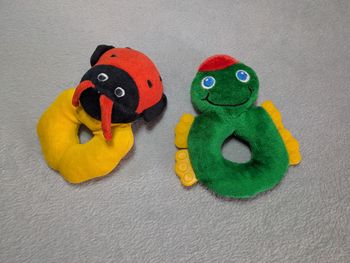 Hochet Coccinelle & Anneau de Dentition Grenouille