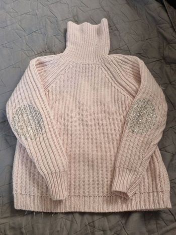 Pull col roulé