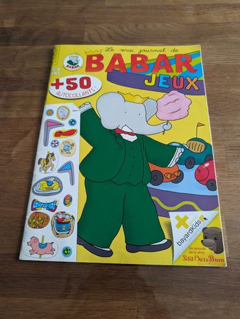 Le vrai journal de Babar Jeux 2-6 ans 2009