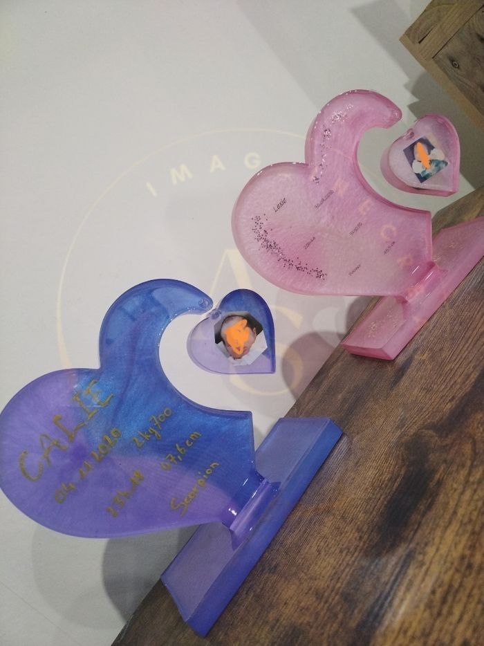 Coeur suspendu personalisable