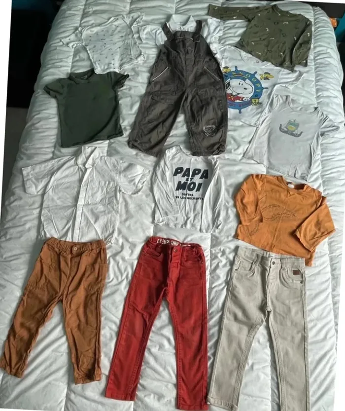 Vends lot de vêtements garçon 3 ans été