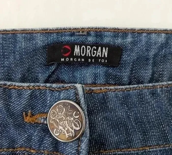 Mini-jupe en jean - Morgan - taille 40 - photo numéro 3