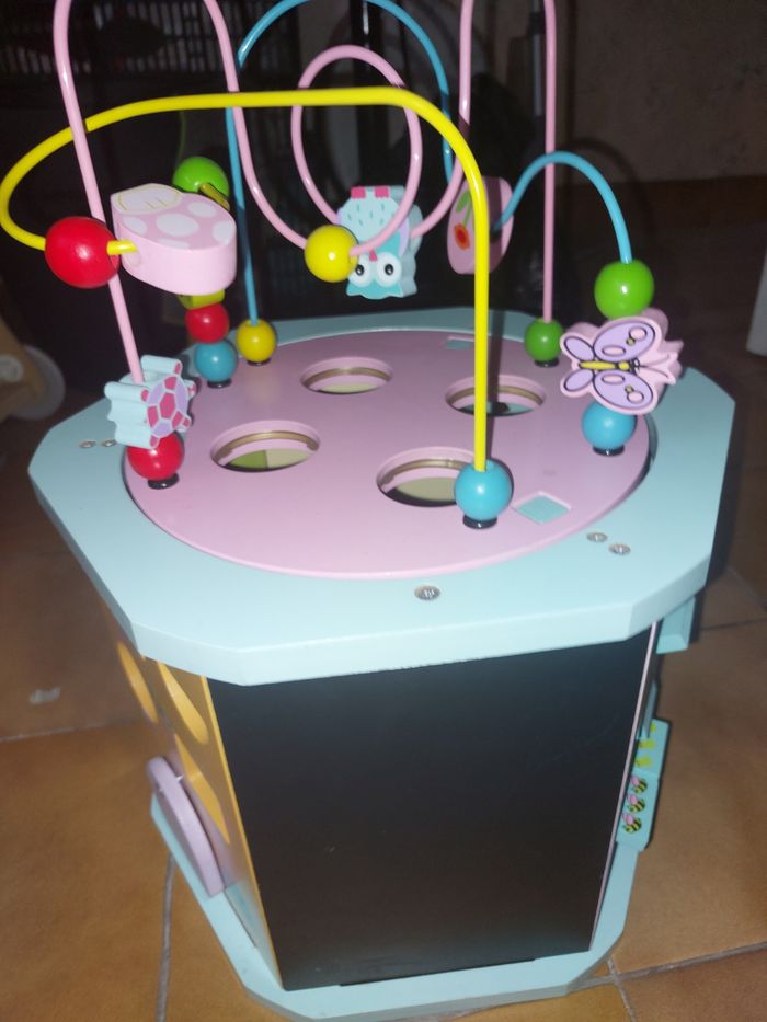 Cube activités en bois - photo numéro 2