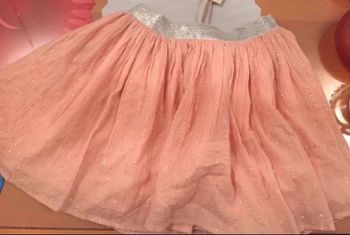Belle jupe rose argenté 12 ans Karl Marc John Neuve