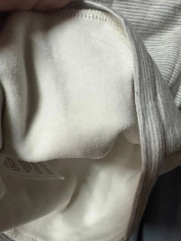 Les Rêves d‘Anaϊs sweat bébé 56 cm rayé gris - photo numéro 8