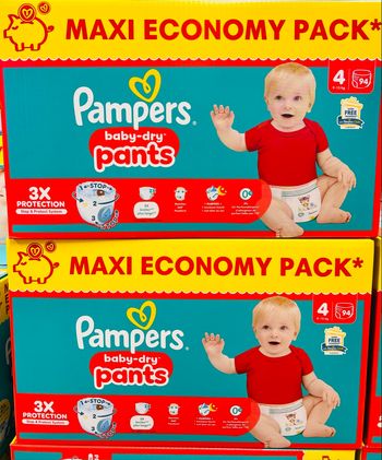 2 packs couche bébé Pampers pants T4