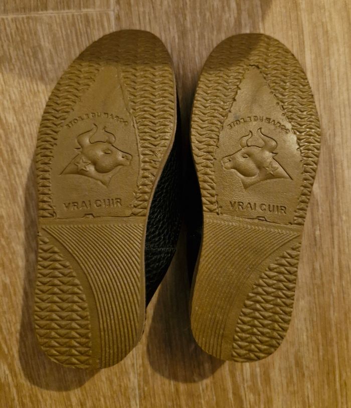 Babouches en cuir véritable - photo numéro 2