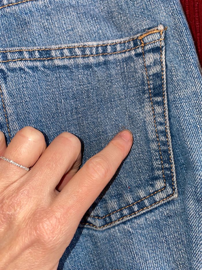 jeans Moto Top Shop coupe Mom taille 26 us deux micro taches sur les poches - photo numéro 3