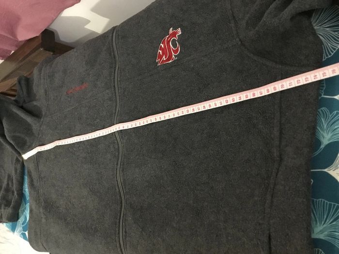 Veste polaire chaude pour homme Columbia Cougars Washington State University noir taille XXL 112 - photo numéro 6