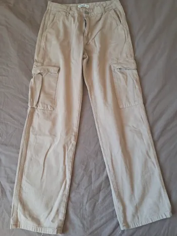 Jean cargo beige