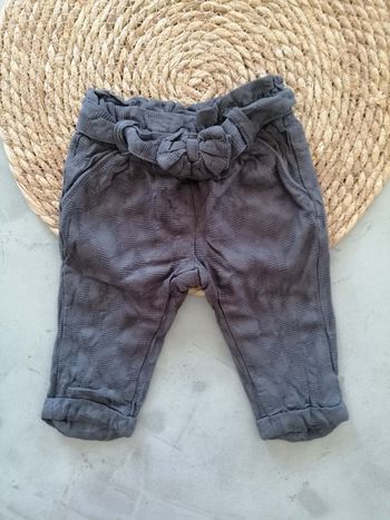 Pantalon hiver avec doublure gris 6 mois Kiabi