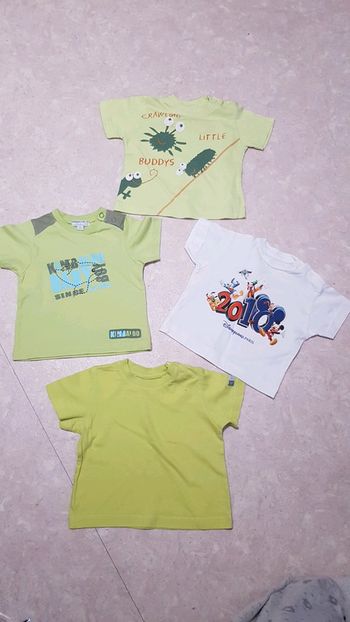 Lot tee-shirt 6 mois
