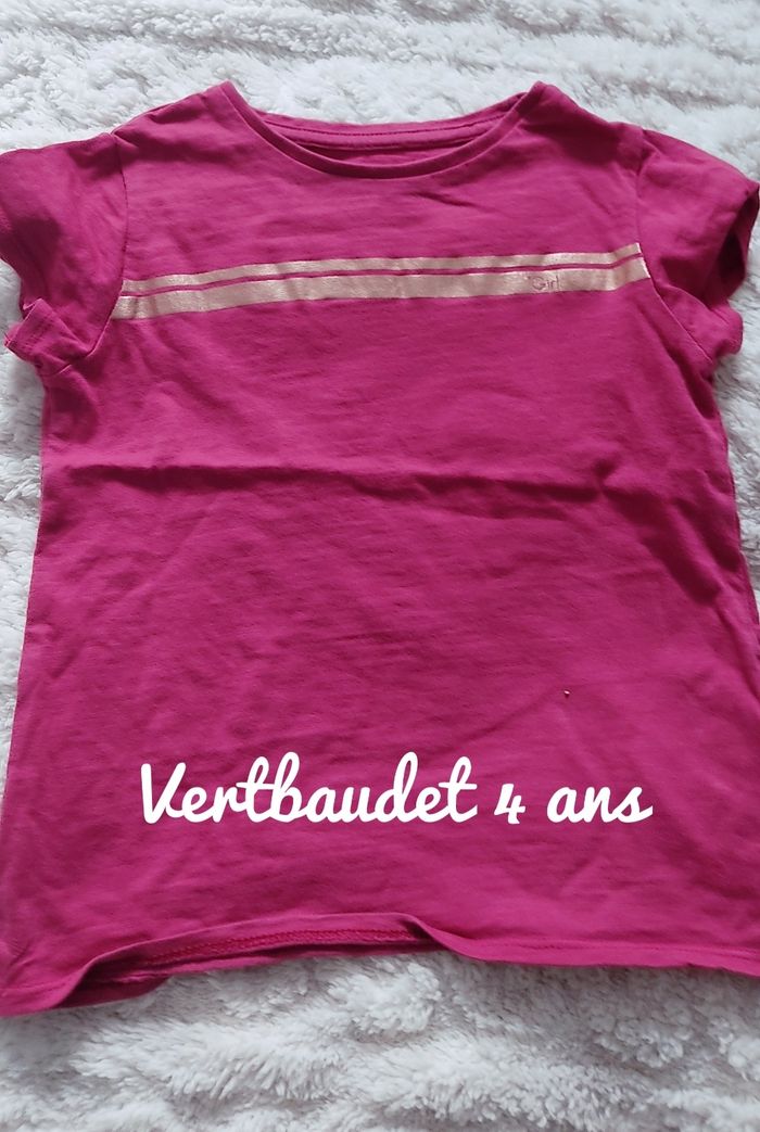 Tee-shirt manches courtes 4 ans Vertbaudet