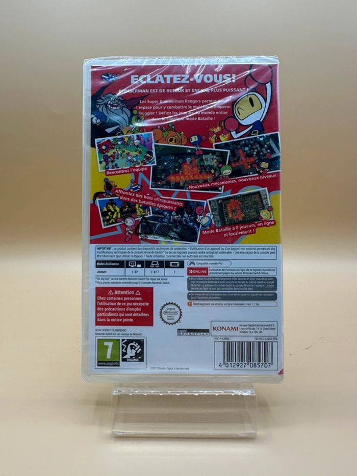 Super Bomberman R Nintendo Switch Code In Box - photo numéro 2