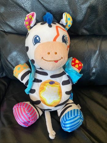 Le zèbre chantant par vtech multicolore 27cm