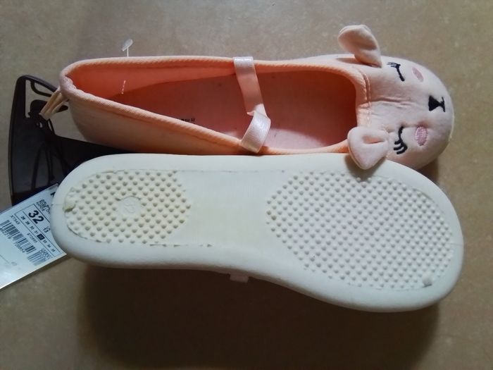 Chaussons ballerines fille en 32 KIABI NEUFS - photo numéro 2