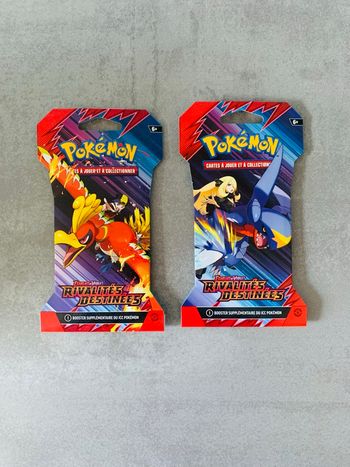 Lot de 2 boosters scellé rivalités destinées