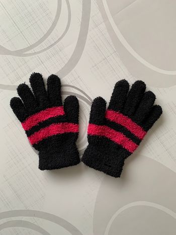 Gants noir et rouge- Taille 5