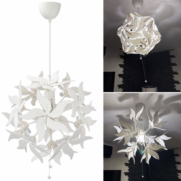 Lustre suspension fleur