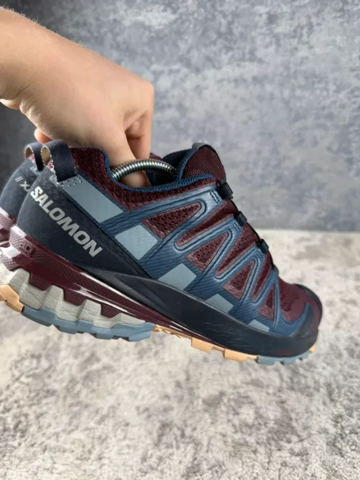 Salomon XA Pro 3D V8 - Bordeaux & Blue - photo numéro 16