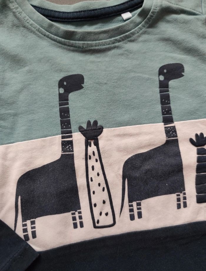 T-shirt manches longues bleu - photo numéro 3