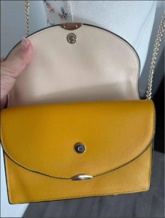 Sac à main bandoulière jaune H&M - photo numéro 6