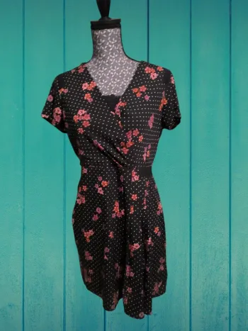 Robe manches courtes