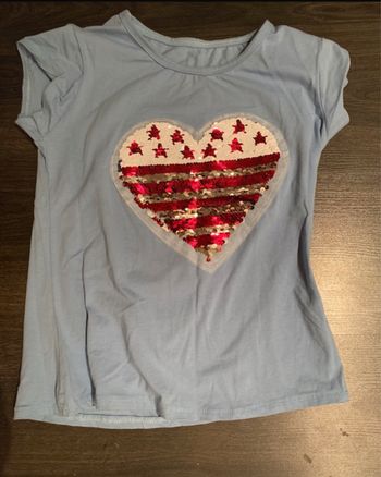 1 - Tee-shirt paillettes retournables