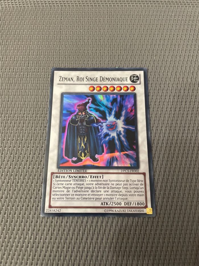 Carte Yu-Gi-Oh! Zeman, Roi Singe Démoniaque DPC5-FR002