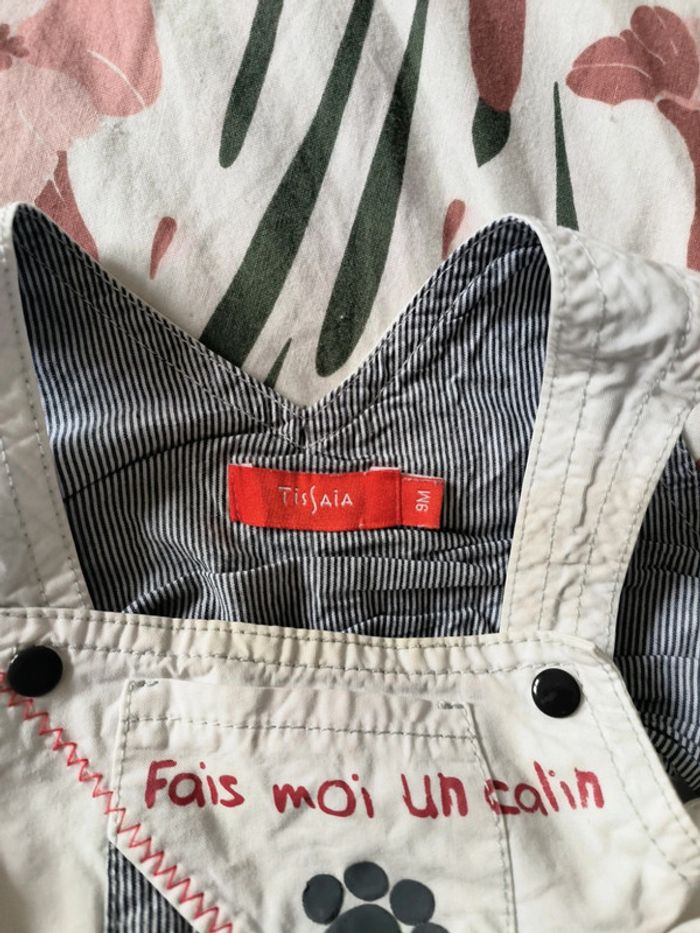Salopette short blanche - photo numéro 4