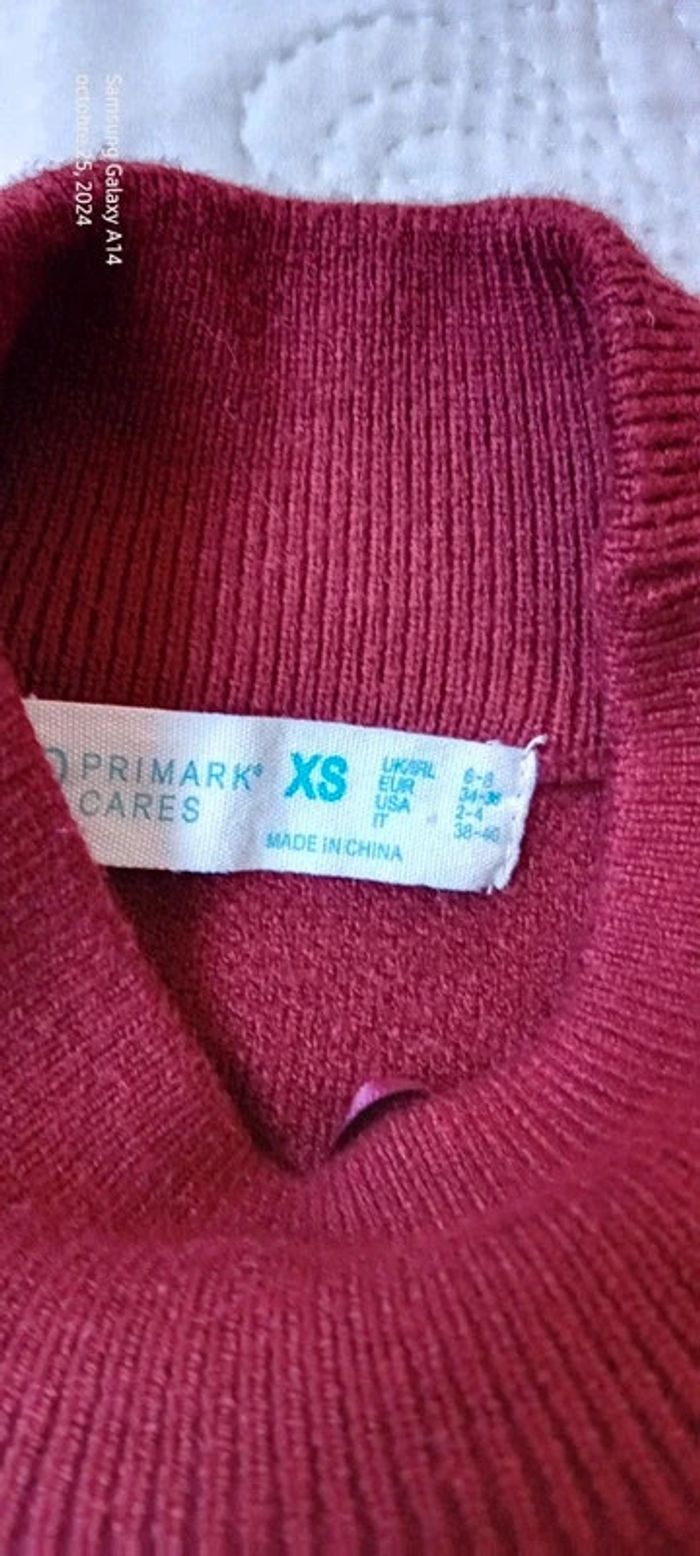 Robe pull longue col montant bordeaux  femme 34/36 - photo numéro 12