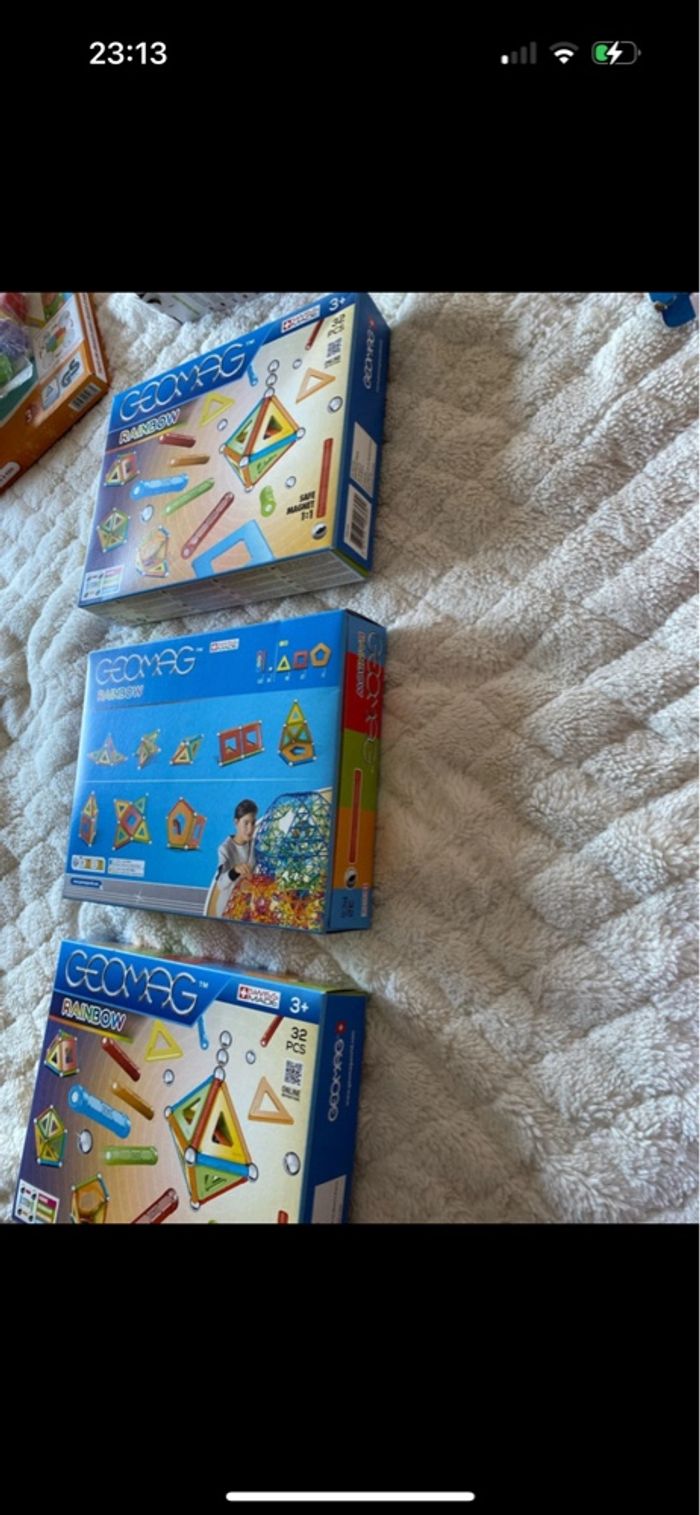 Lot de 3 boites neuves de Geomag rainbow - photo numéro 7