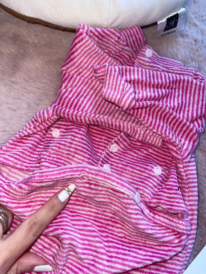 Lot de 4 pyjama velours taille 1 mois - photo numéro 4