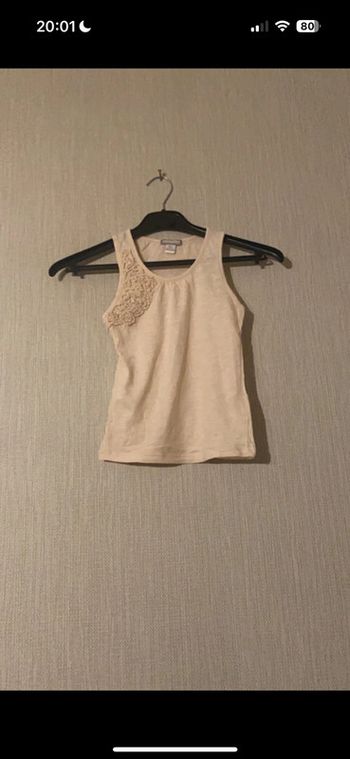 Débardeur rose pale 6 ans orchestra printemps/été