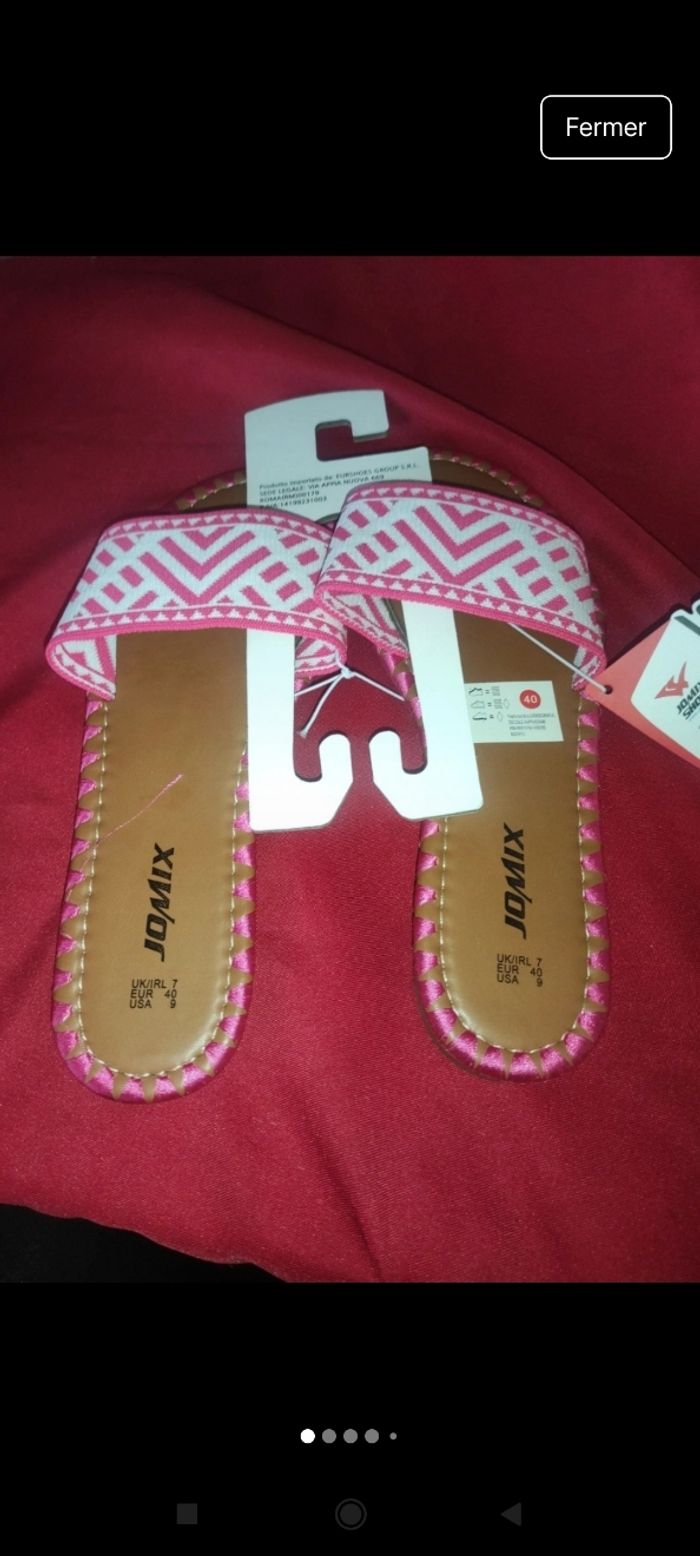 Claquette femme neuf ch8